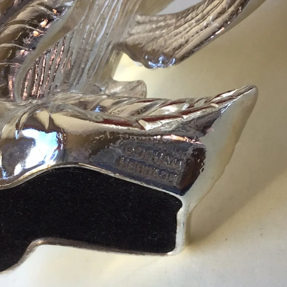 Gorham Hummingbird Candlesticks Holders Silverplated Pair Set Heritage Italy